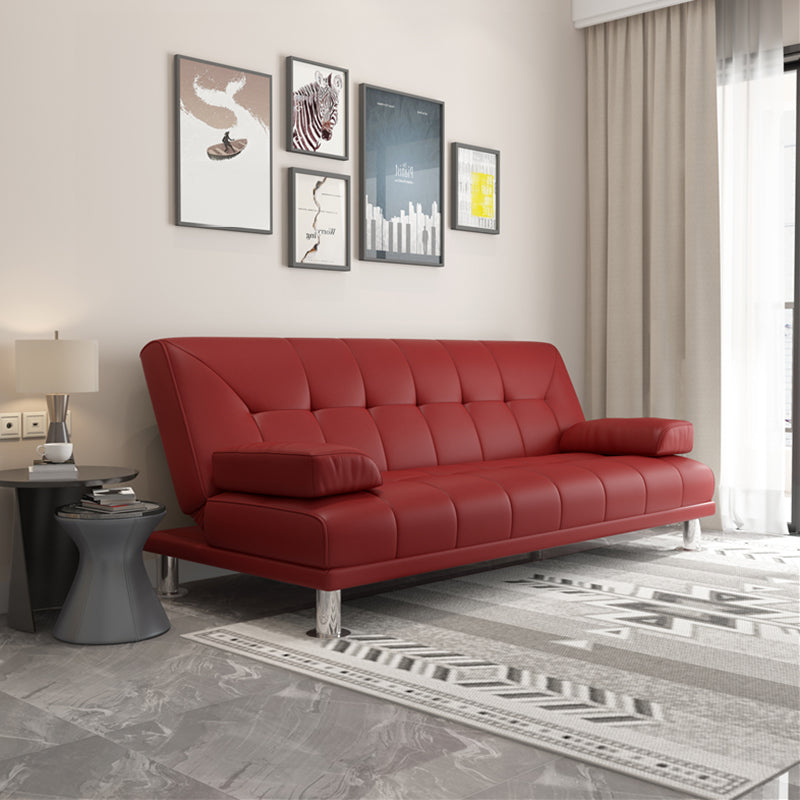 Divano convertibile convertibile con la spalla trapuntata contemporanea per l'appartamento