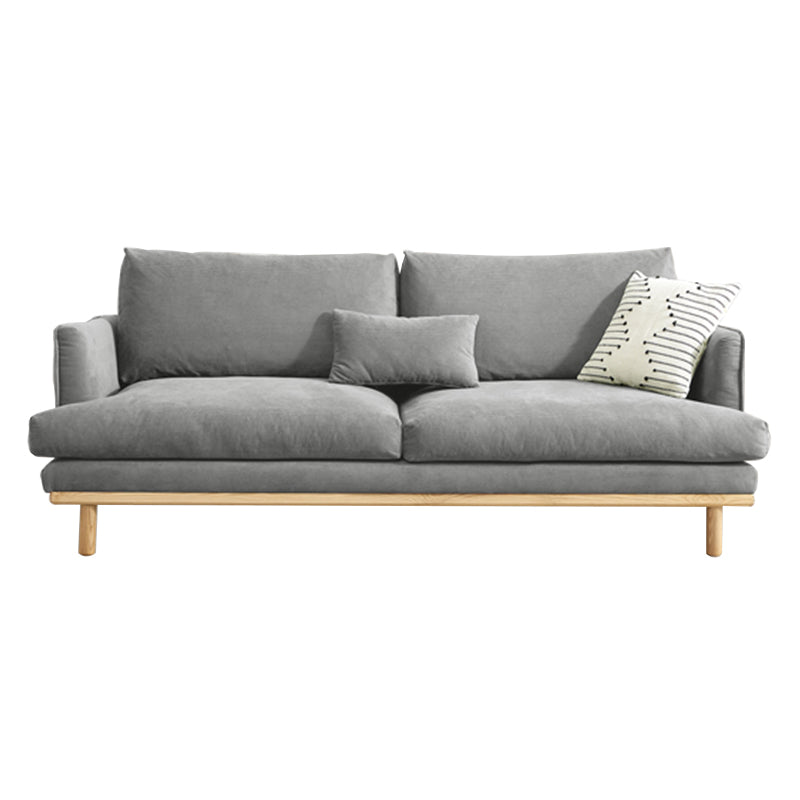 Eingezogener Arm Lose Rückensofa 35 "W Velvet -Sofa für Wohnzimmer