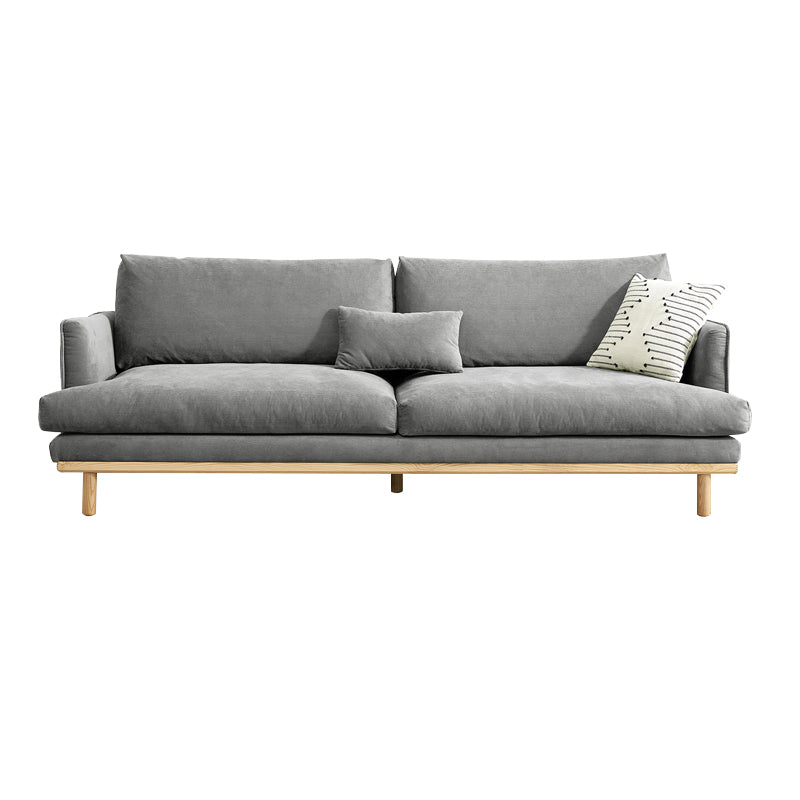 Eingezogener Arm Lose Rückensofa 35 "W Velvet -Sofa für Wohnzimmer