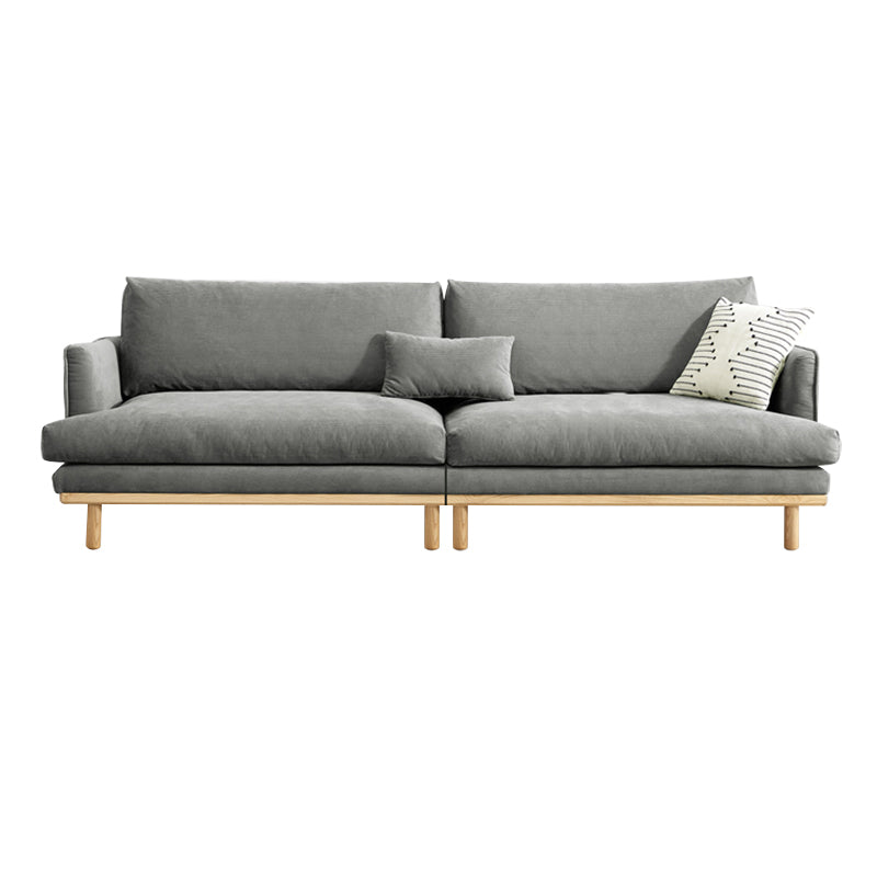 Eingezogener Arm Lose Rückensofa 35 "W Velvet -Sofa für Wohnzimmer