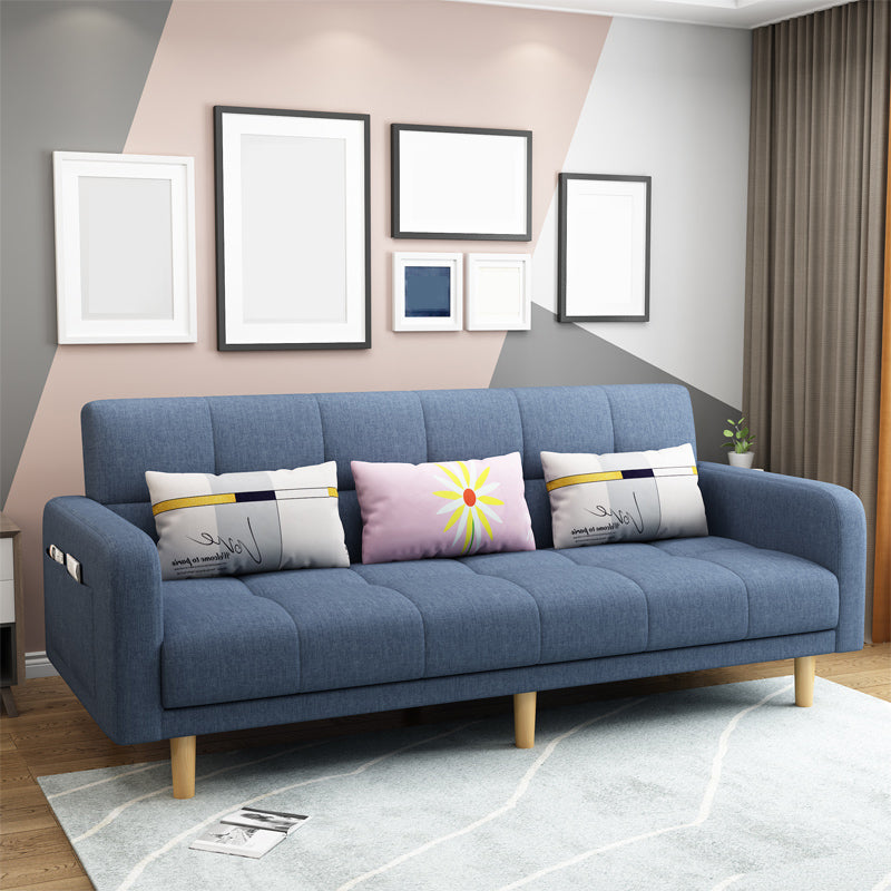 Divano convertibile a braccio nordico moderno alto 80 "con cuscini