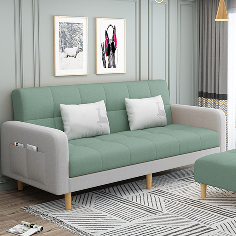 Divano convertibile a braccio nordico moderno alto 80 "con cuscini