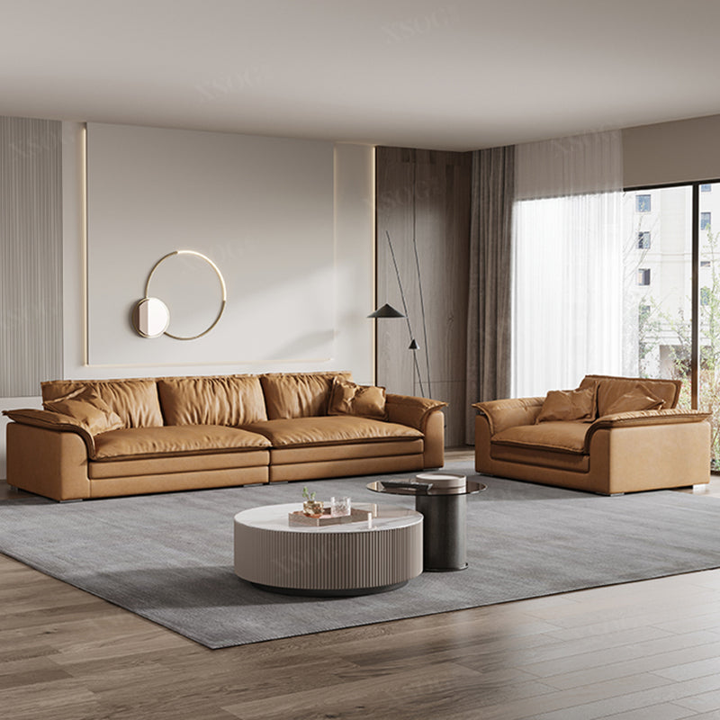 29.53" H Modern Square Arm Sofa with Multiple Cushion Seat for Living Room,Apartment