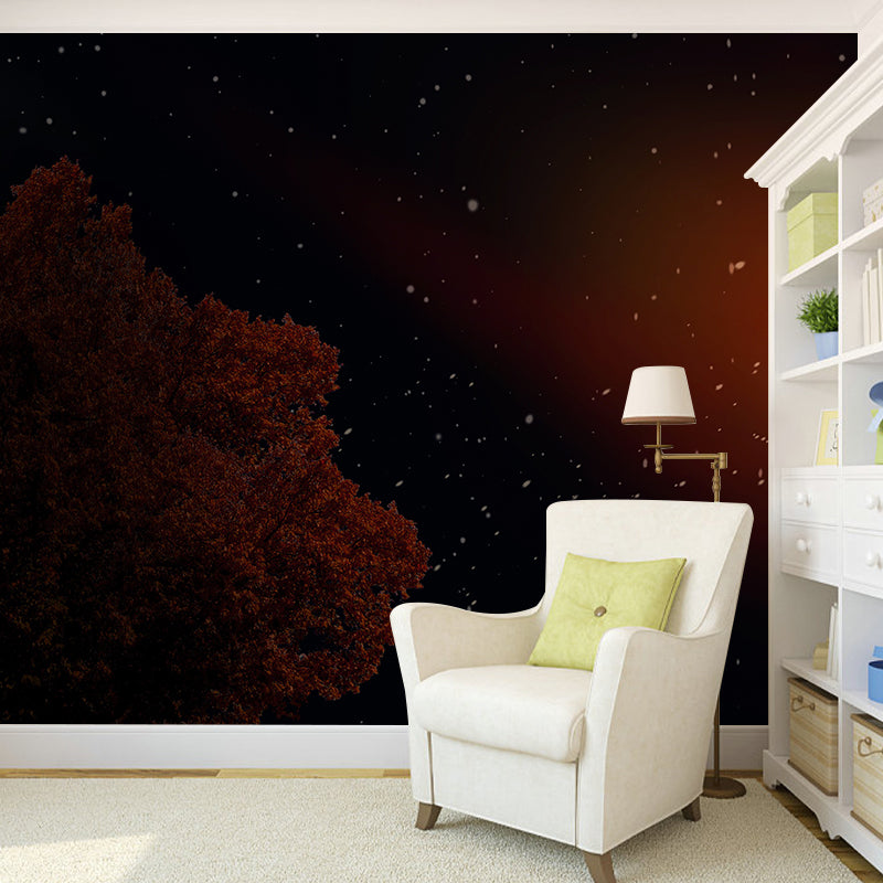 Photography Environment Friendly Mural Wallpaper Starry Sky Bedroom Wall Mural
