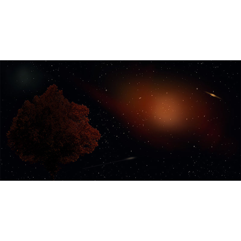 Photography Environment Friendly Mural Wallpaper Starry Sky Bedroom Wall Mural