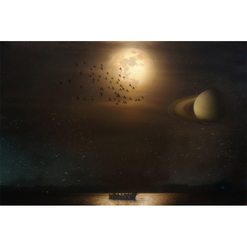 Universe Photography Stain Resistant Wallpaper Living Room Wall Mural