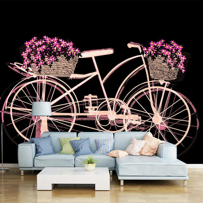 Beautiful Illustration Mural Wallpaper Vehicle Sitting Room Wall Mural