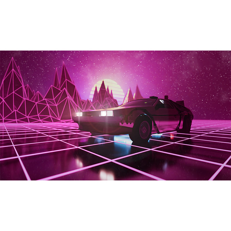 Beautiful Illustration Mural Wallpaper Vehicle Sitting Room Wall Mural