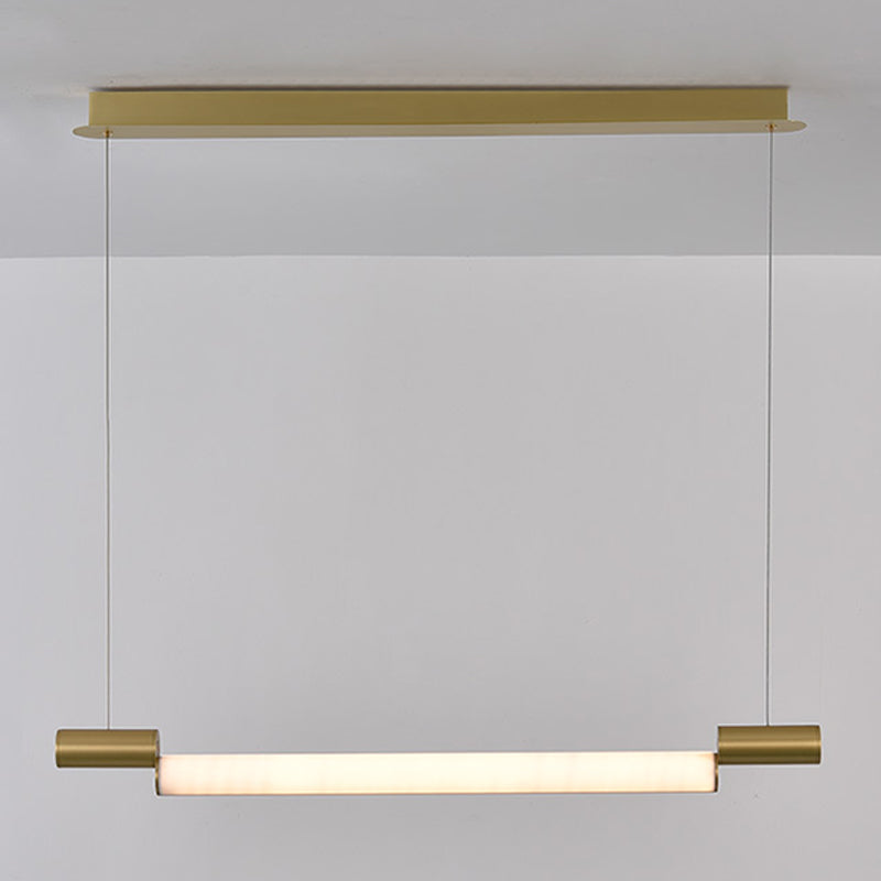 Style moderne pendentif linéaire acrylique 1 luminaire léger de l'île