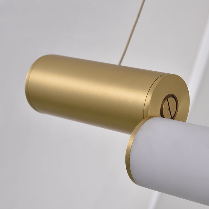 Style moderne pendentif linéaire acrylique 1 luminaire léger de l'île