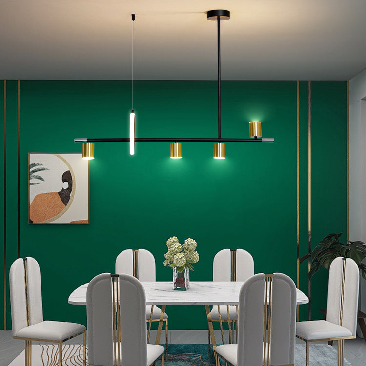 Luces colgantes contemporáneos Geometry Island Lights Metal para la isla de cocina