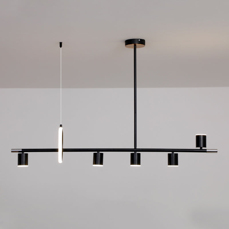 Luces colgantes contemporáneos Geometry Island Lights Metal para la isla de cocina