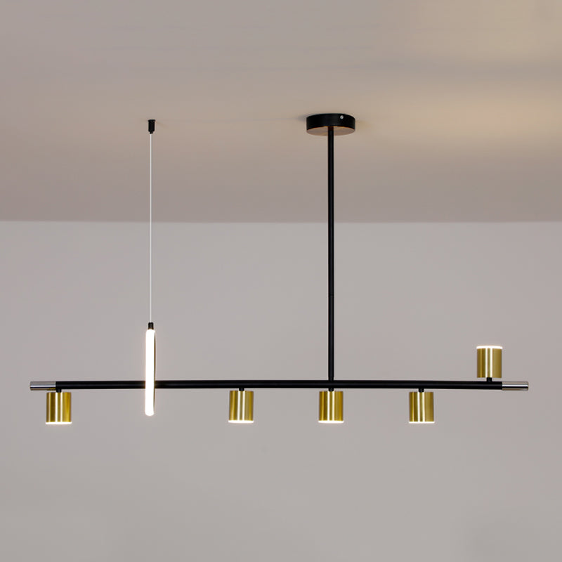 Luces colgantes contemporáneos Geometry Island Lights Metal para la isla de cocina