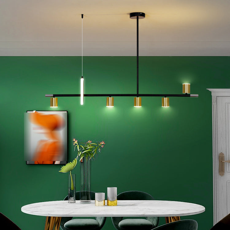 Luces colgantes contemporáneos Geometry Island Lights Metal para la isla de cocina