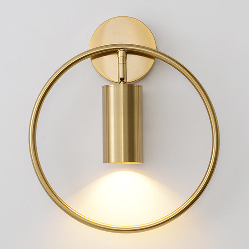 Nordic Metall Wall Light Circle 11 "breit LED -Lesen Wandleuchten für Wohnzimmer