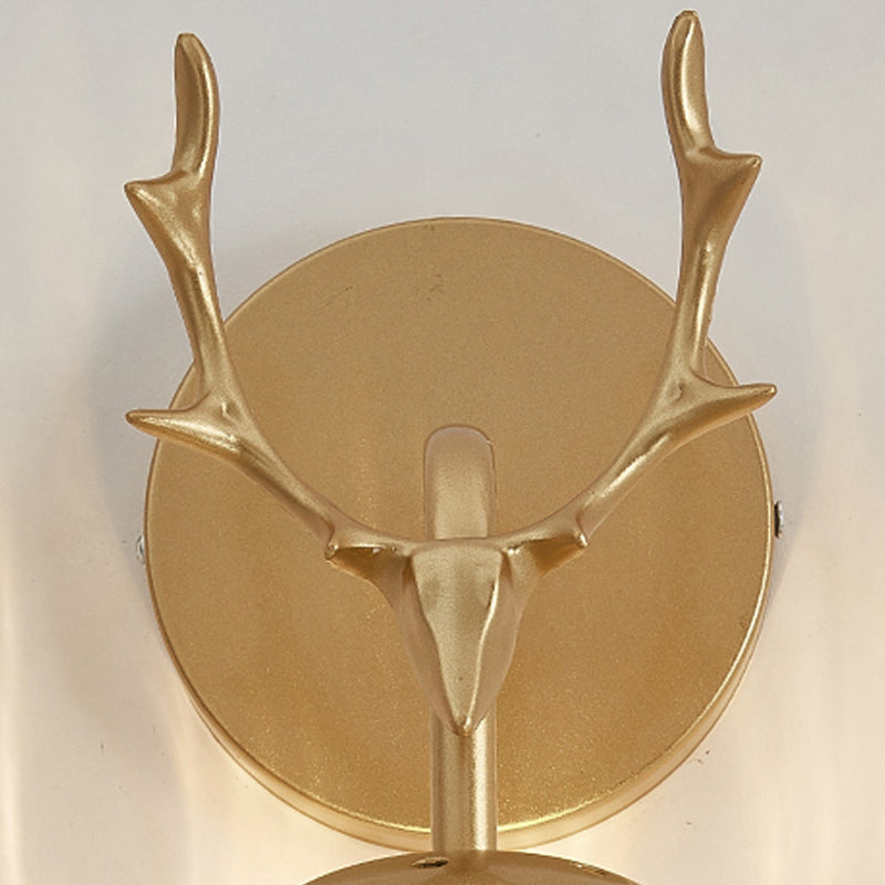 1 Light Spherical Wall Sconce Modern Style Glass Wall Lighting for Bedroom