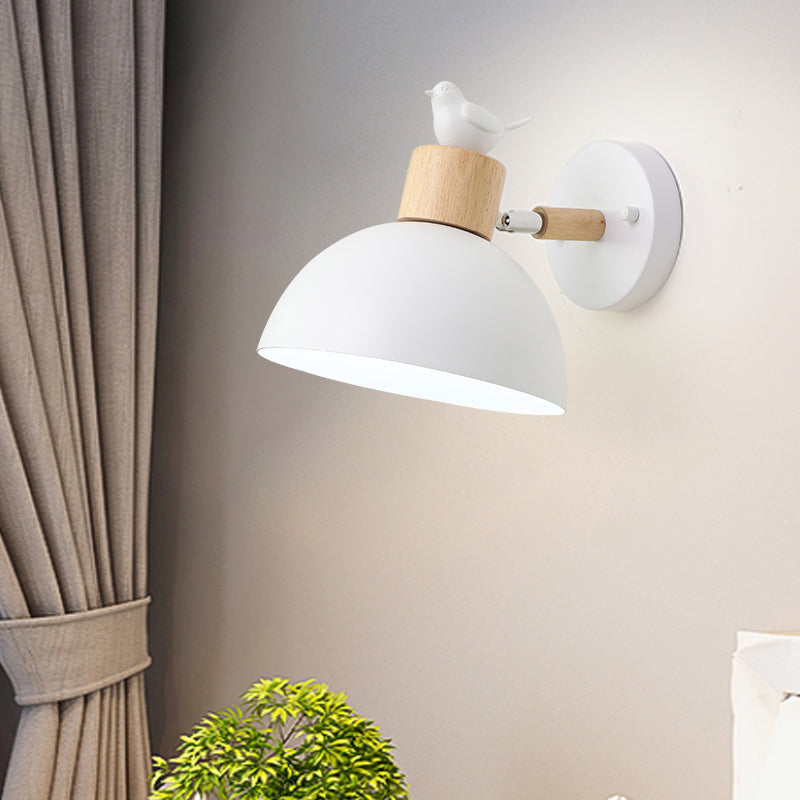 1-licht wandkandelaar Moderne macaron-stijl metalen wandverlichting voor eetkamer