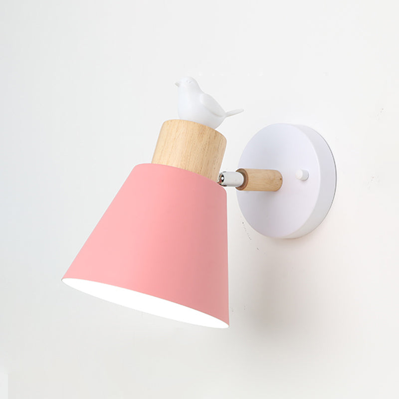 1-licht wandkandelaar Moderne macaron-stijl metalen wandverlichting voor eetkamer