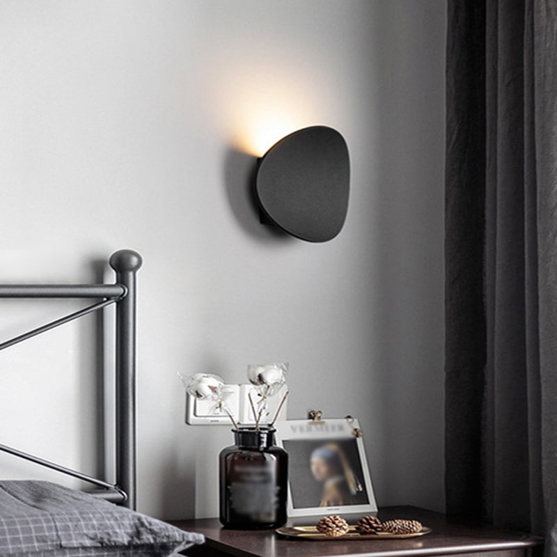 Iluminación de pared de forma única lámpara de aplanque de luz 1 de estilo moderno para sala de estar