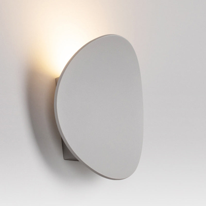 Iluminación de pared de forma única lámpara de aplanque de luz 1 de estilo moderno para sala de estar