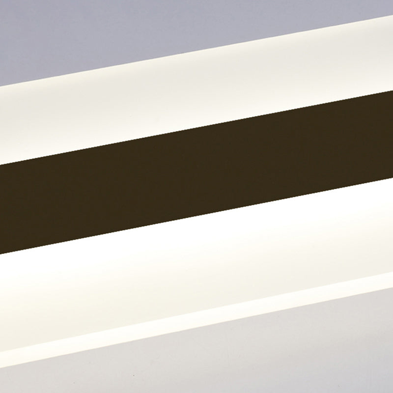 Linear Shape Wall Lighting Modern Style Metal 1 Light Sconce Lamp for Outdoor