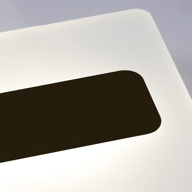 Iluminación de pared de forma lineal lámpara de apliques de metal de estilo 1 de luz para al aire libre