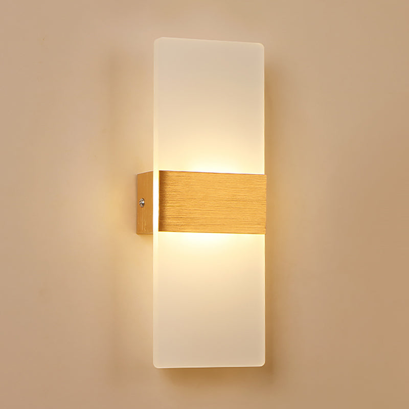 Acrylic Wall Light Fixture Modern Style Wall Light Sconce for Living Room