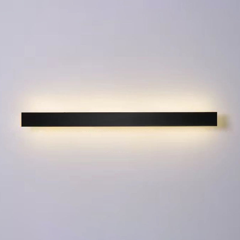 Metal Strip Wall Light Modern Linear Wall Light Sconce for Bedroom