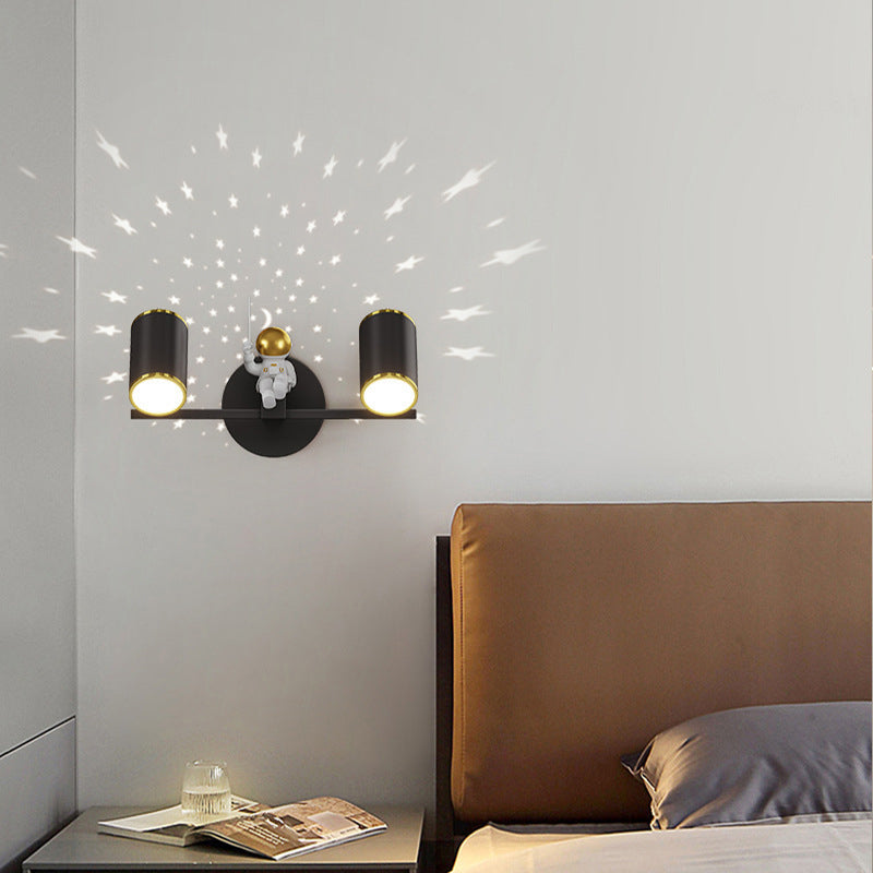 Astronauta Starry Wall Sconce Light Style's Children's Style LED Monted Light