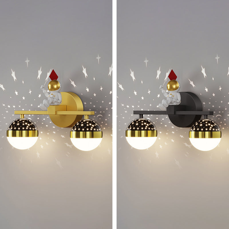 Astronauta Starry Wall Sconce Light Style's Children's Style LED Monted Light