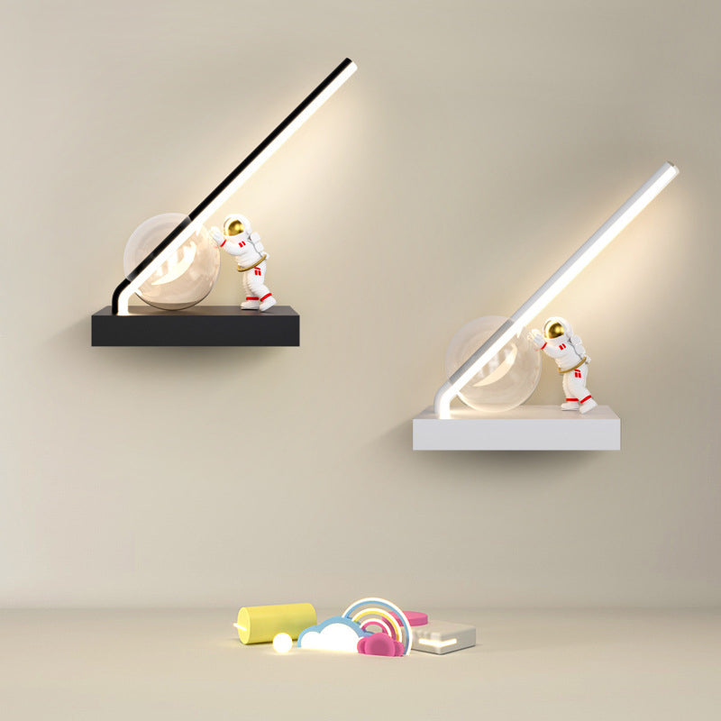 Prontofondo per bambini Sconcetto Creative Astronauta LED Monte Montaggio Luce