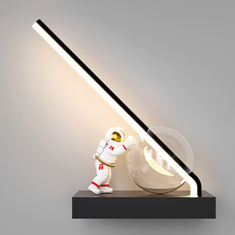 Prontofondo per bambini Sconcetto Creative Astronauta LED Monte Montaggio Luce