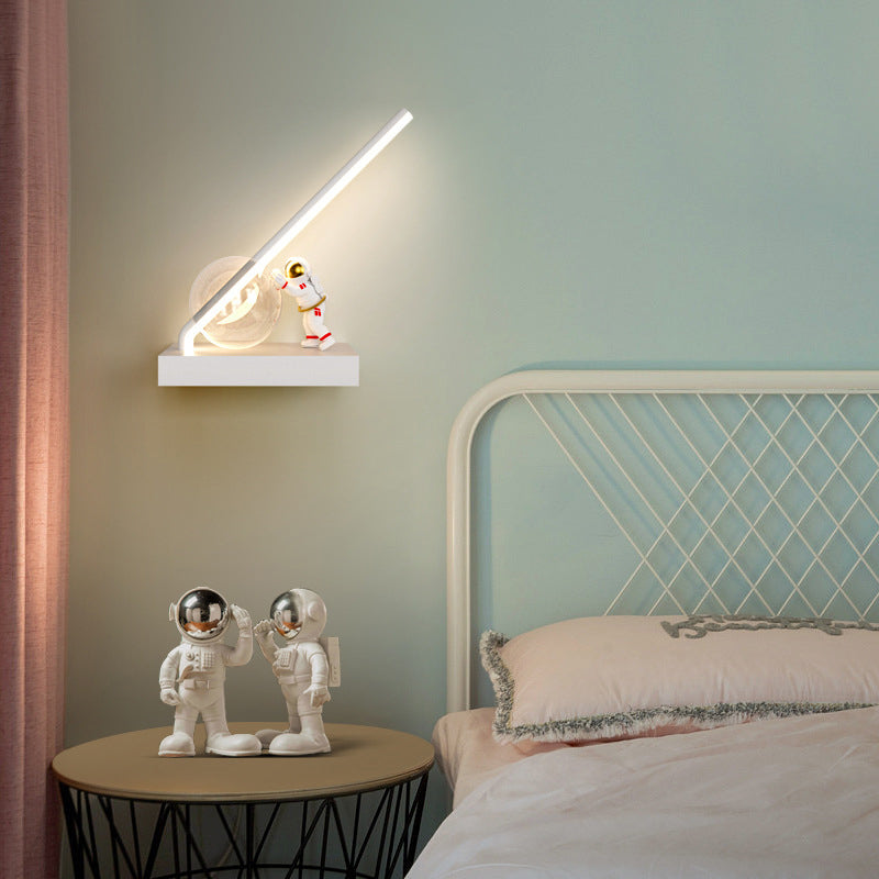 Prontofondo per bambini Sconcetto Creative Astronauta LED Monte Montaggio Luce