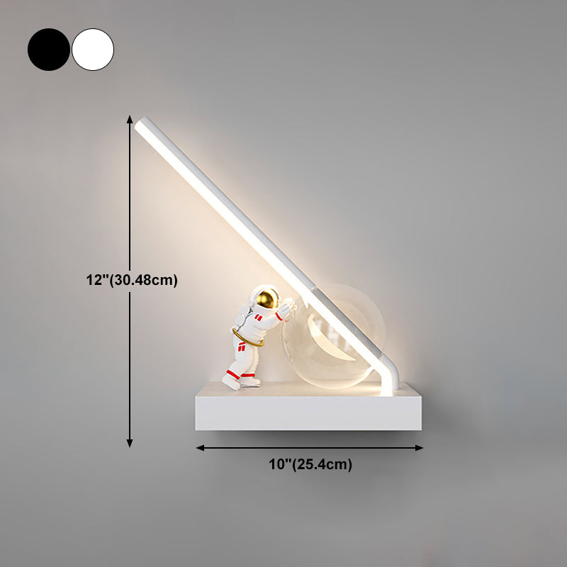 Prontofondo per bambini Sconcetto Creative Astronauta LED Monte Montaggio Luce
