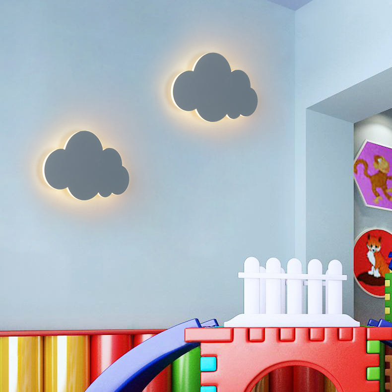 Wolkenwandhalterung Leuchte Einfachheit Metall Schlafzimmer Wandleuchte Beleuchtung