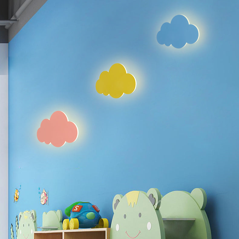 Wolkenwandhalterung Leuchte Einfachheit Metall Schlafzimmer Wandleuchte Beleuchtung