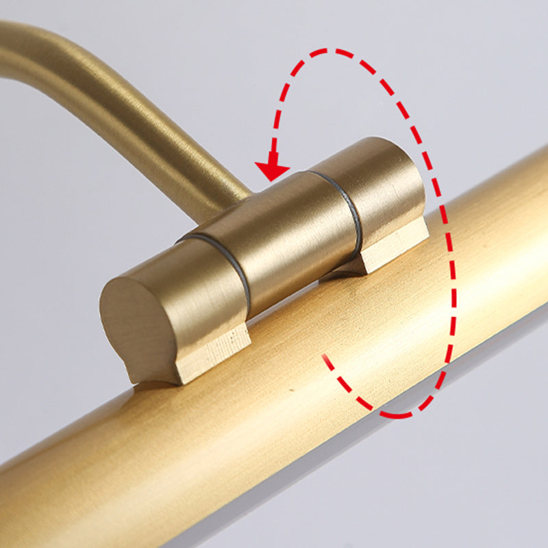 Luz de la pared de metal lineal Luz de la pared de la pared moderna Luz de pared de espejo de 1 luces