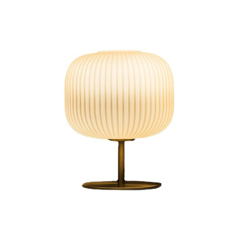Glastrommel Nachttischlampen moderner Stil 1 leichte Nachttischlampe