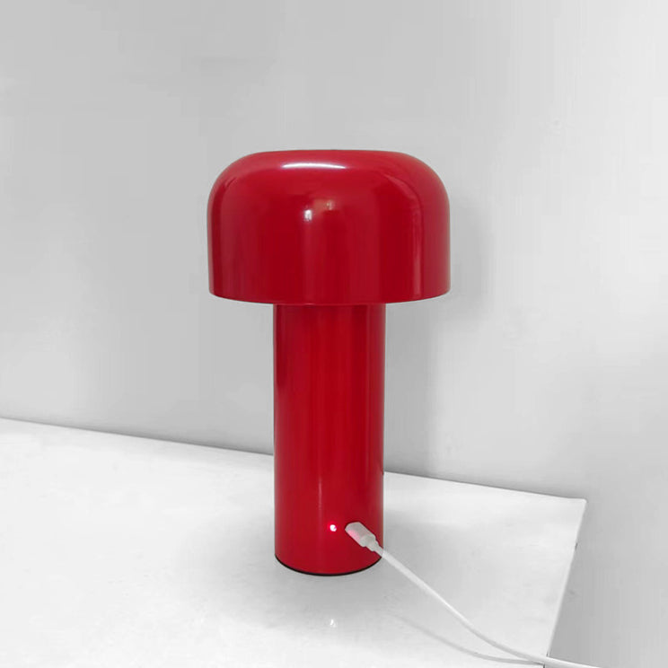 Metal Mushroom Night Table Lamp Minimalist-Style LED Table Light