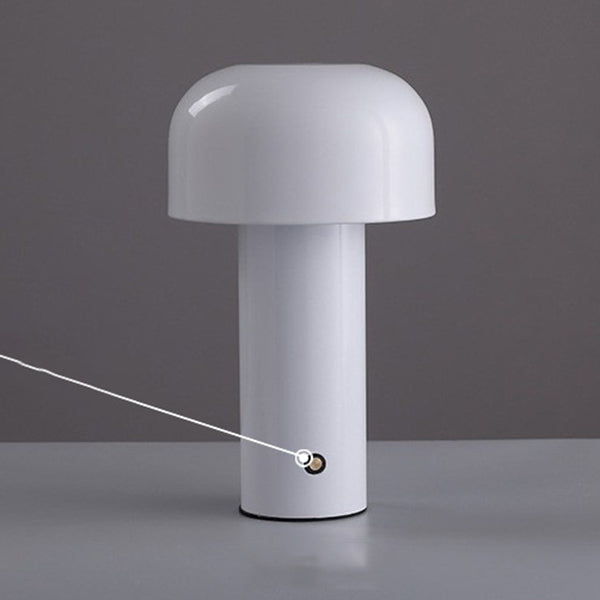 Metal Mushroom Night Table Lamp Minimalist-Style LED Table Light