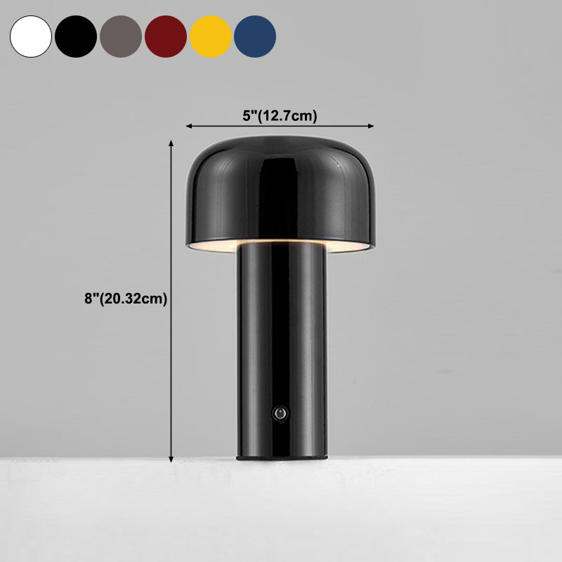 Metal Mushroom Night Table Lamp Minimalist-Style LED Table Light
