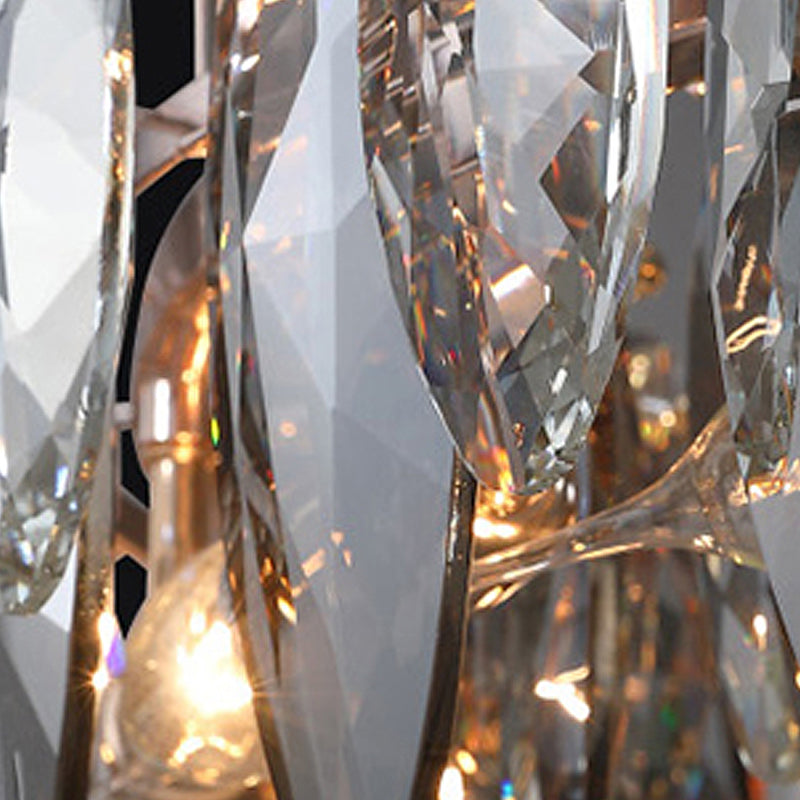 Modern Style Chandelier Fixture Simple Crystal Chandelier Lamp for Bedroom