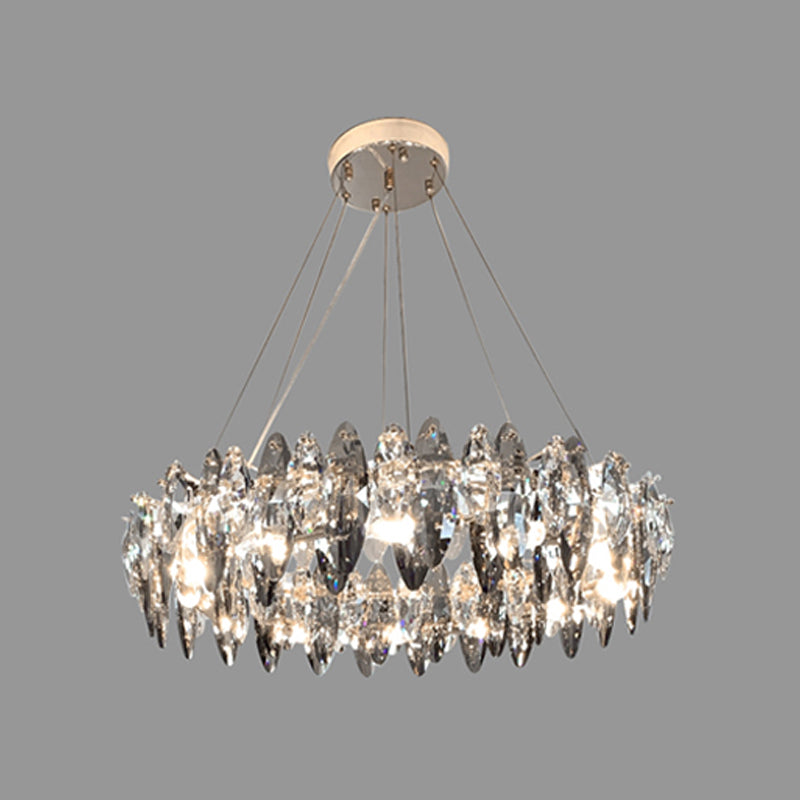 Modern Style Chandelier Fixture Simple Crystal Chandelier Lamp for Bedroom