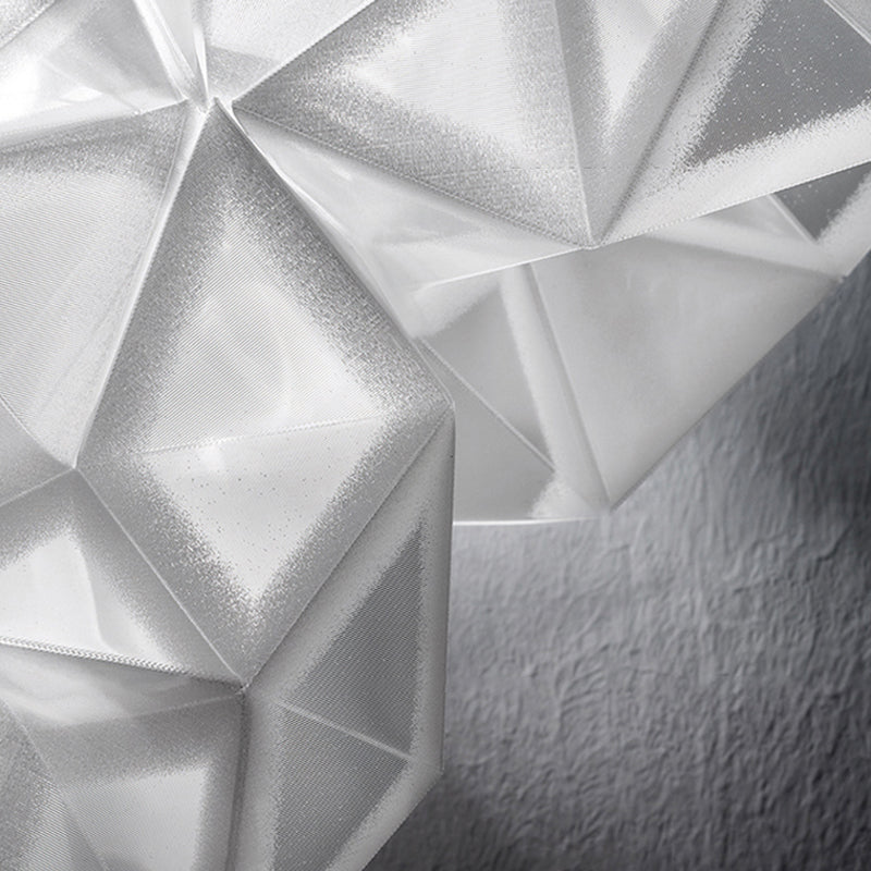 Minimalist Style Hanging Lamp Geometry Shape Acrylic Chandelier Pendant Light