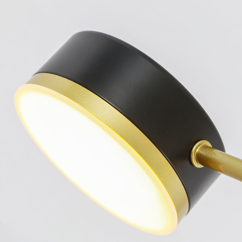 Candeleras colgantes de forma de cilindro de estilo contemporáneo luces colgantes colgantes de metal