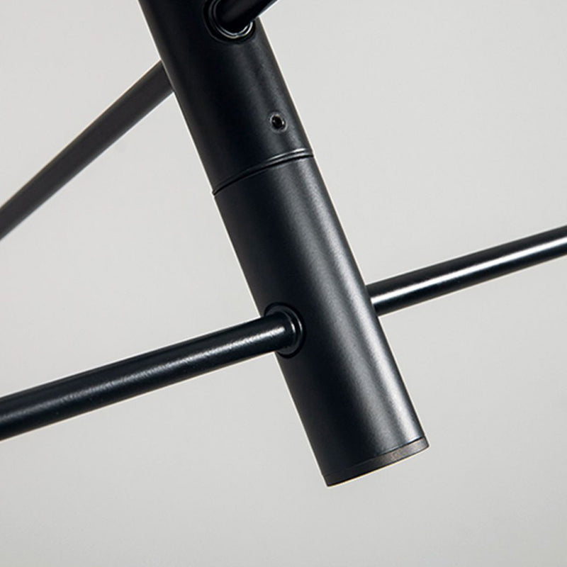 Contemporary Style Cylinder Shape Pendant Chandeliers Metal Hanging Light Fixtures