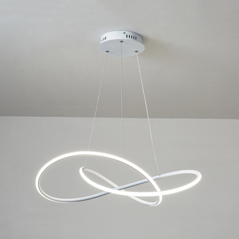 Contemporary LED Chandelier Light Fixtures Linear Hanging Chandelier for Dining Room