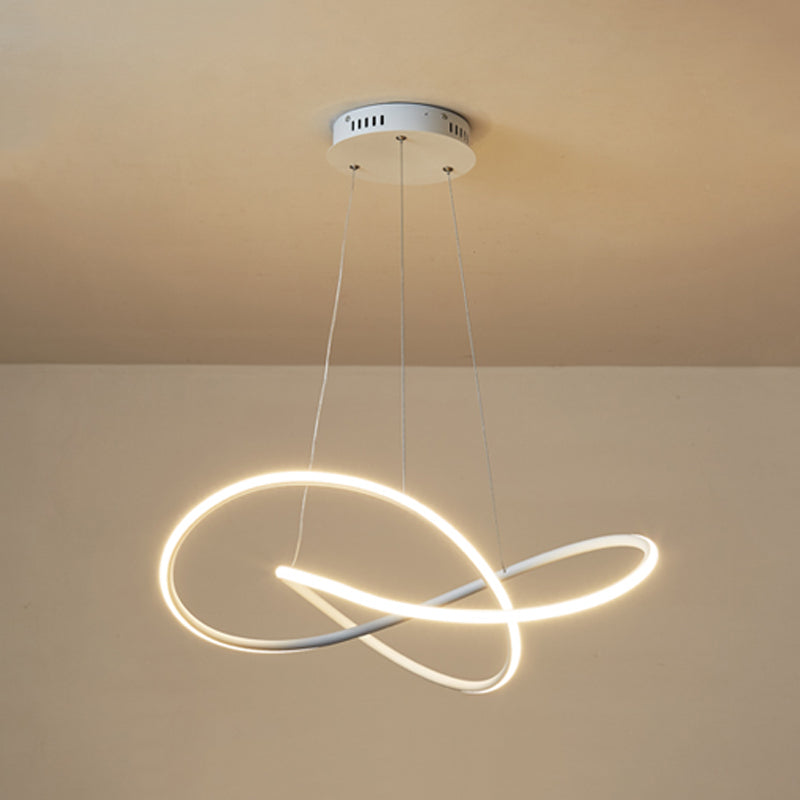 Contemporary LED Chandelier Light Fixtures Linear Hanging Chandelier for Dining Room