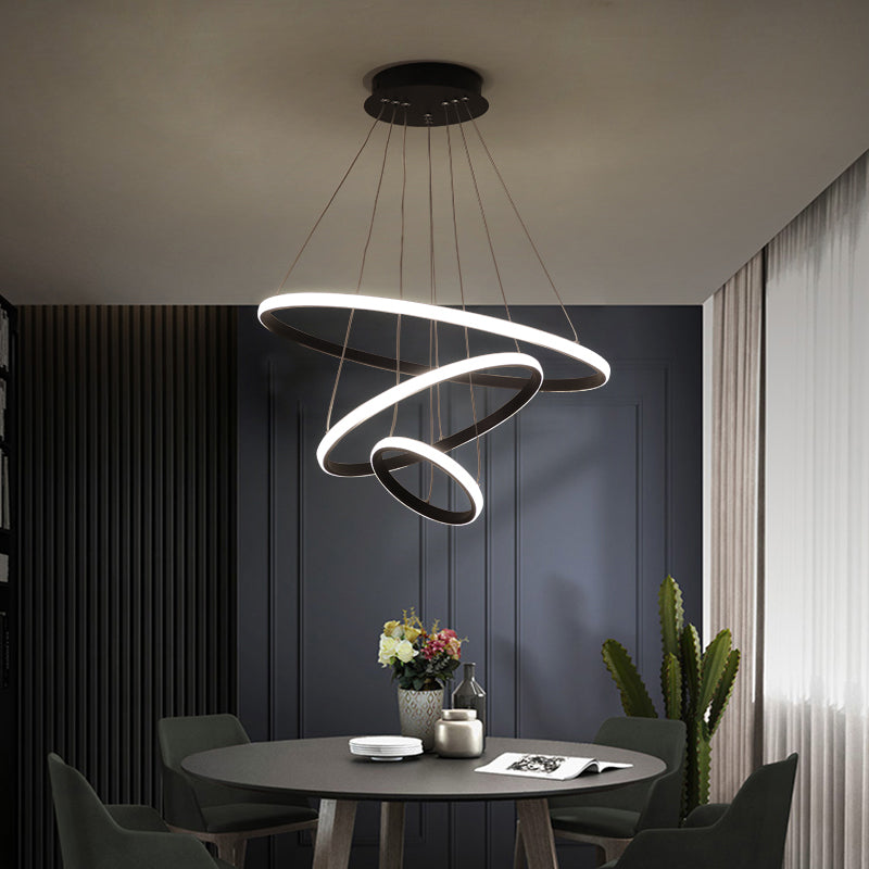 Contemporary Chandelier Lighting Fixture Multi-tier Chandelier Pendant Light for Bedroom