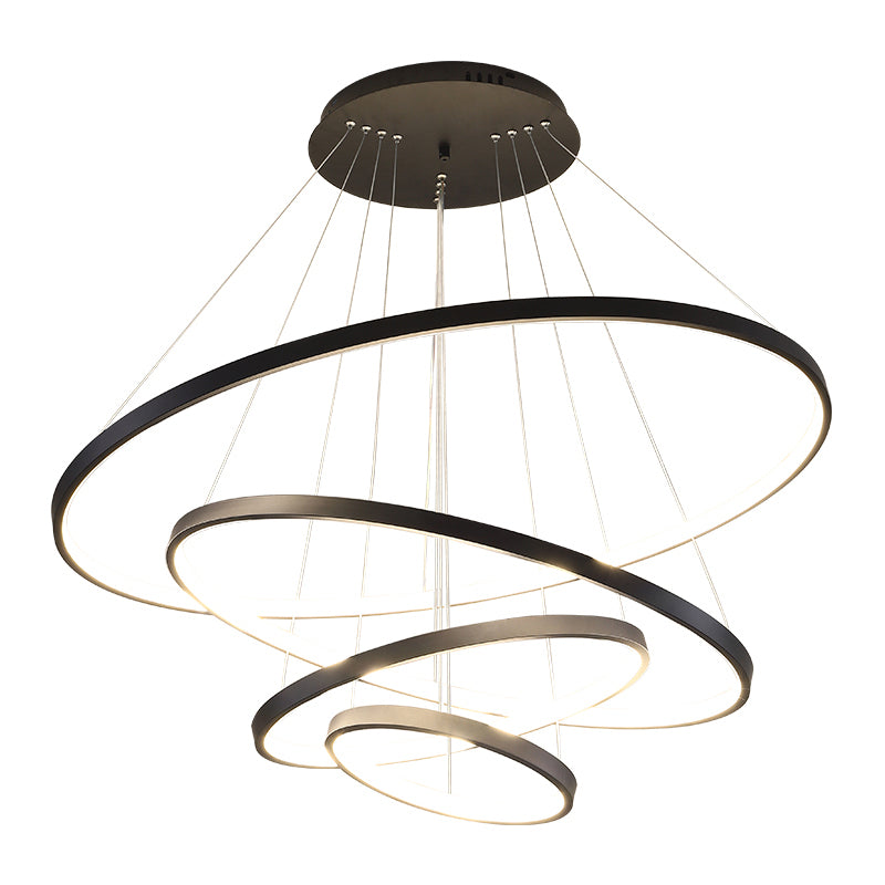 Contemporary Chandelier Lighting Fixture Multi-tier Chandelier Pendant Light for Bedroom